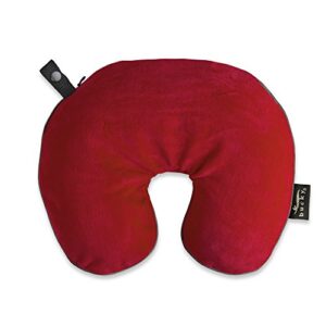 Bucky Utopia U-Shaped Neck Pillow, Cherry Red, One Size