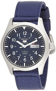 seiko 5 automatic blue dial men's watch snzg11j1