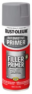 rust-oleum, gray, grayrust-oleum 249279 automotive filler primer spray paint, 11 oz, 11 ounce, 11 fl oz