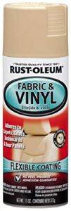 rust-oleum 248921 automotive enamel fabric & vinyl spray paint, 11 ounce (pack of 1), sand, 11 fl oz , beige