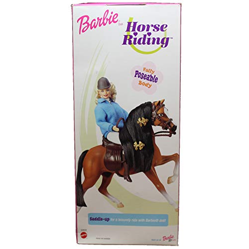 Barbie HORSE RIDING DOLL w Riding Breeches, Helmet & More (2000)