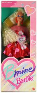 bmine valentine barbie doll 1993 11182