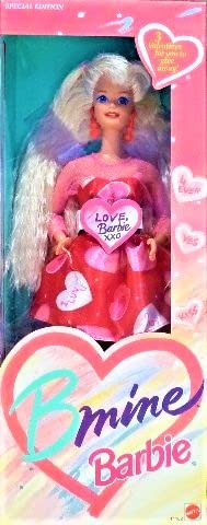 BMINE Valentine Barbie Doll 1993 11182