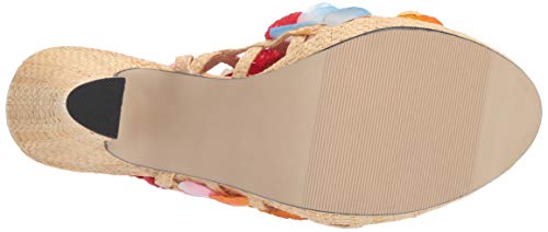 Ellie Shoes Women's 402-LUAU Wedge Sandal, Multi, 8 M US