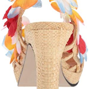 Ellie Shoes Women's 402-LUAU Wedge Sandal, Multi, 8 M US