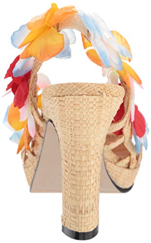 Ellie Shoes Women's 402-LUAU Wedge Sandal, Multi, 8 M US