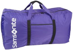 samsonite tote-a-ton 32.5-inch duffel bag, purple, single