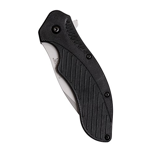 Kershaw Clash Pocketknife, 3" 8Cr13MoV Steel Drop Point Blade, Assisted One-Handed Flipper Opening, Folding Utility EDC