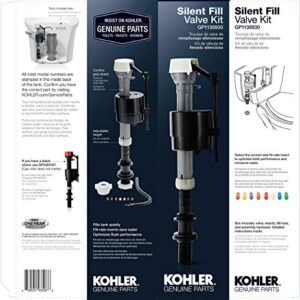 Kohler Genuine Part Gp1138930 Silent Fill Toilet Fill Valve Kit, 12.5" L x 3.5" W x 3" H inches