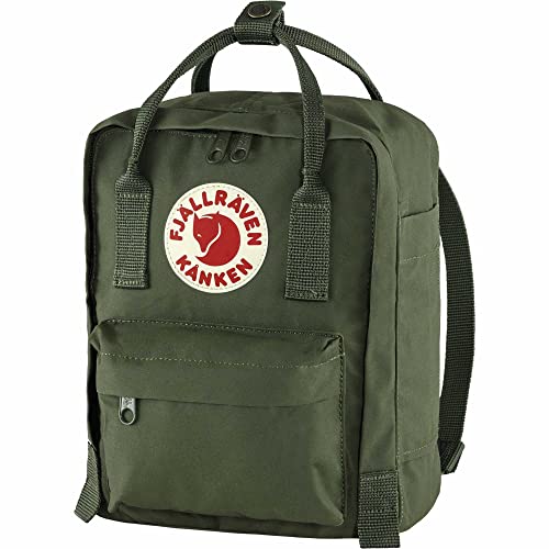 Fjallraven Women's Kanken Mini Backpack, Forest Green, One Size