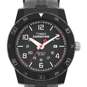 Timex Men's T49831 Expedition Rugged Analog Black Resin Strap Watch