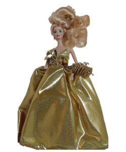 barbie gold sensation limited edition first in a set serial # 00345 (1993 timeless creations) by mattel by mattel