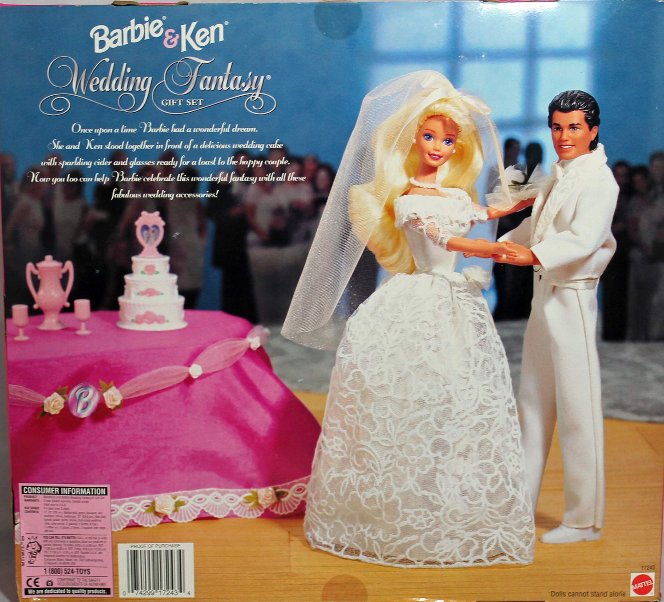 Barbie and Ken Wedding Fantasy Gift Set Special Edition Bride and Groom