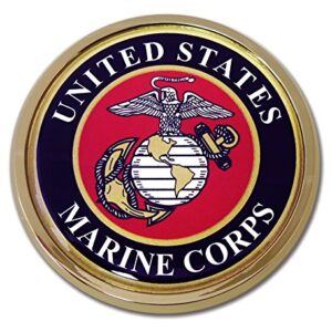 United States Marine Corps Eagle Chrome Auto Emblem