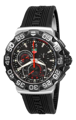 TAG Heuer Men's CAH1010.FT6026 Formula 1 Grande Date Black Dial Watch