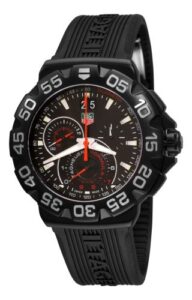 tag heuer men's cah1012.ft6026 formula 1 chronograph black dial watch