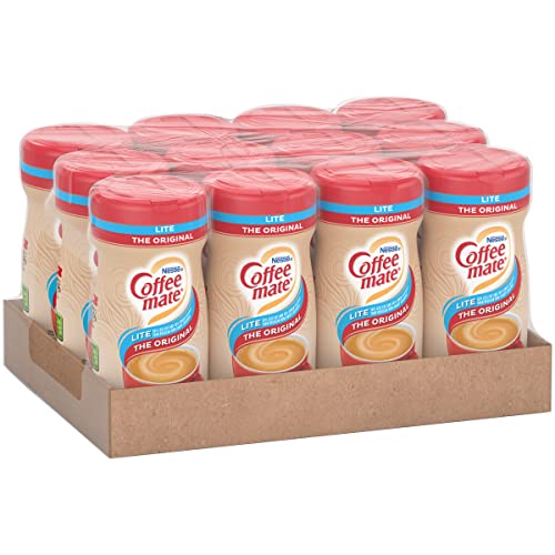 Nestle Coffee mate Coffee Creamer, Original Lite, Non Dairy Powder Creamer, 11 Ounces (Pack of 12)