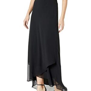 Alex Evenings womens Long Dress (Regular and Plus Sizes) Skirt, Black, Medium US