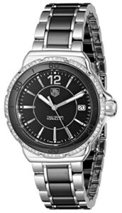 tag heuer women's 'formula 1' black diamond dial ceramic watch wah1212.ba0859