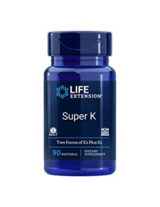life extension super k w/ advanced k2 - 90 softgels