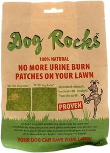 dog rocks - prevent grass burn spots by urine - save your lawn from yellow marks - 600g