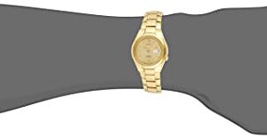 SEIKO Men's SNK610 5 Automatic Gold Dial Gold-Tone Stainless Steel Watch