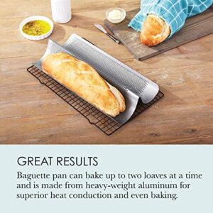 Chicago Metallic Commercial II Non-Stick Perforated French Bread Pan -