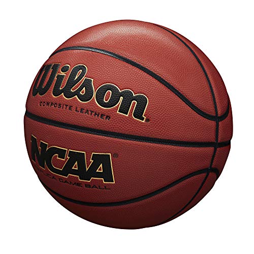 WILSON NCAA Replica Game Basketball - Brown, Intermediate - 28.5"