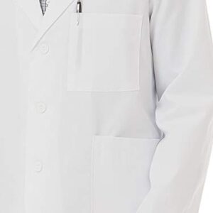 Meta 6119 Unisex 30" Lab Coat, White, M