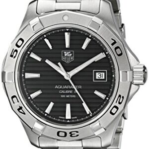 TAG Heuer Men's WAP2010.BA0830 Aquaracer Calibre 5 Automatic Black Dial Watch