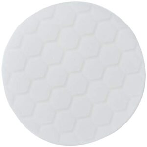 chemical guys bufx_104_hex5 hex-logic light-medium polishing pad, white, 5.5" pad made for 5" backing plates, 1 pad included