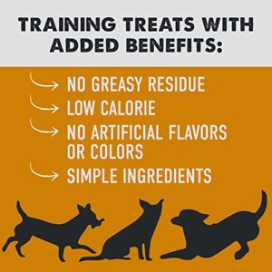 Cloud Star Tricky Trainers Soft & Chewy Dog Training Treats 14 oz Pouch, Cheddar Flavor, Low Calorie Behavior Aid with 360 treats