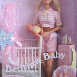 Barbie and Krissy Bedtime Baby with Musical Crib