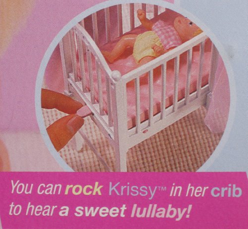 Barbie and Krissy Bedtime Baby with Musical Crib