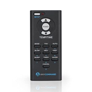 anycommand acr-01 universal ac remote control for window air conditioners, black, (error:#name?)
