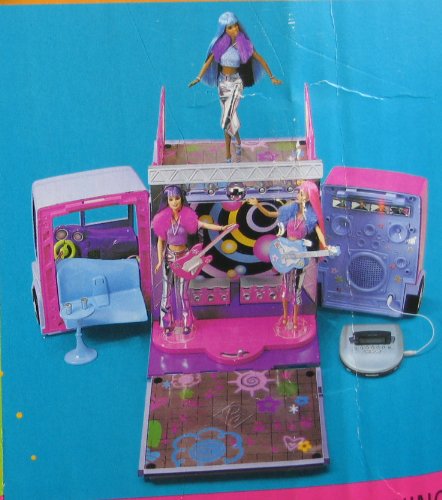 Barbie Jam 'n Glam CONCERT TOUR BUS Playset (2001)