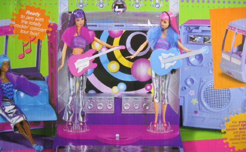 Barbie Jam 'n Glam CONCERT TOUR BUS Playset (2001)