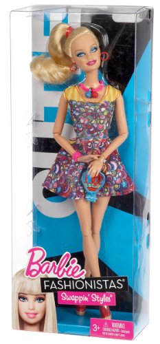 Barbie Fashionistas Swappin’ Styles Cutie Doll - 2011