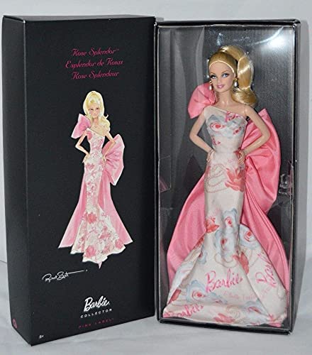 Mattel Avon Exclusive Caucasian Rose Splendor Barbie Doll