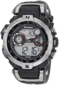 armitron sport men's 408231rdgy digital watch