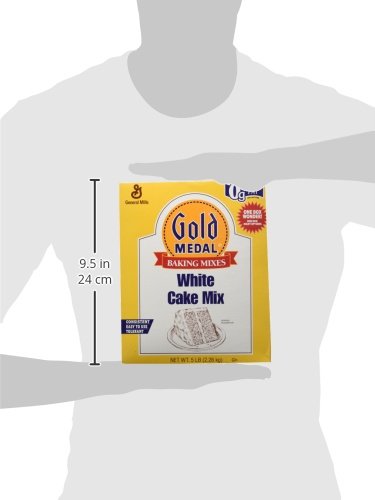 GeneralMills LR/D GOLD MEDAL WHITE CAKE MIXES 6 CASE 5 POUND, 5-pounds