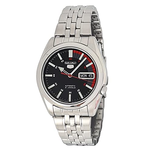 SEIKO Series 5 Automatic Black Dial Men's Watch SNK375J1