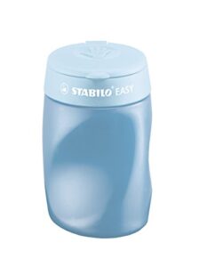 ergonomic container sharpener - stabilo easysharpener - 3 in 1 - right-handed - blue