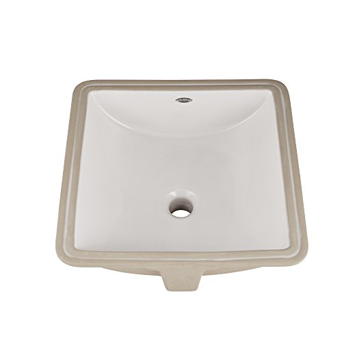 American Standard 0426000.020 Studio Care 13 by 13-Inch Under Counter Lavatory Sink, White