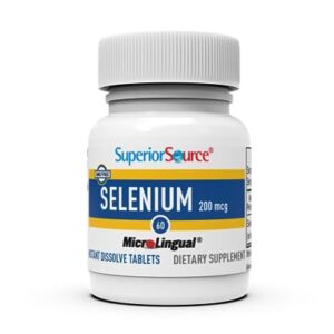 Superior Source Selenium Nutritional Supplements, 200 mcg, 60 Count