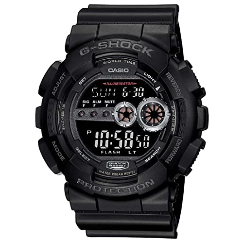 Casio Men's GD100-1BCR G-Shock X-Large Black Multi-Functional Digital Sport W...