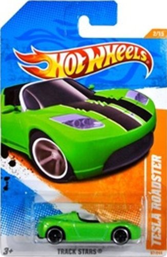 Hot Wheels 2011, Tesla Roadster 67/244. Track Stars. 1:64 Scale.