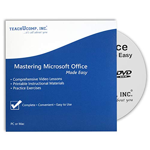 TEACHUCOMP Video Training Tutorial for Microsoft Office 2010 DVD-ROM Course and PDF Manuals