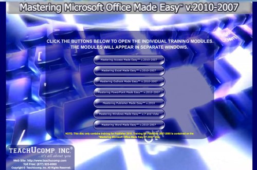 TEACHUCOMP Video Training Tutorial for Microsoft Office 2010 DVD-ROM Course and PDF Manuals