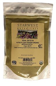 alfalfa leaf powder organic - 4 oz,(starwest botanicals)